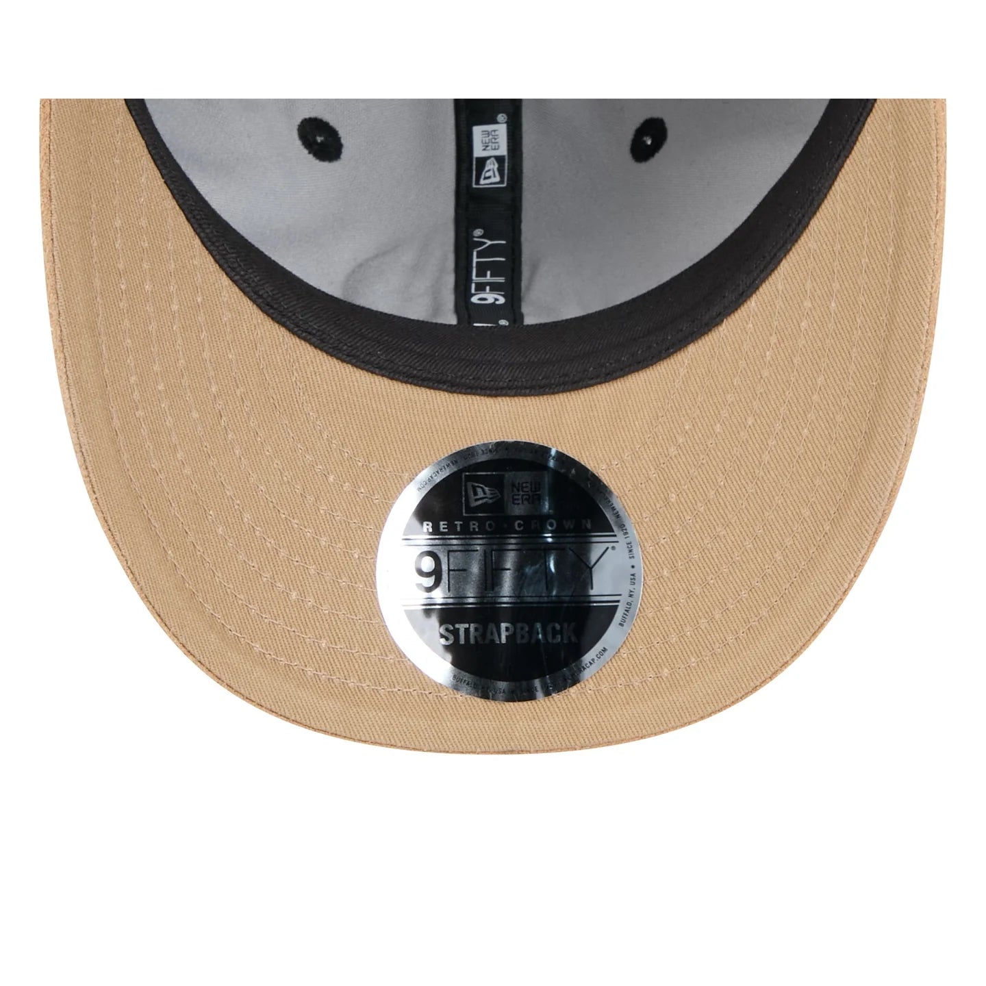 Richmond Tigers Hat - AFL 2025 Retro Contrast Suede 9Fifity Strapback Cap - New Era